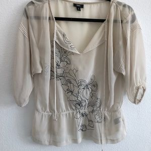 🌻 Mossimo | Sheer Coverup Blouse